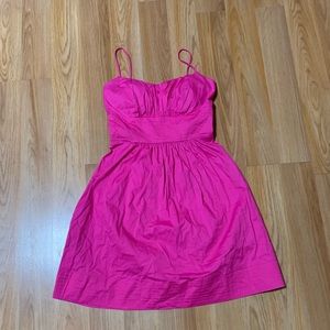 A pink out on the town dress